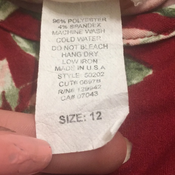 Velvet Summer Flower Dress - Picture 5 of 8